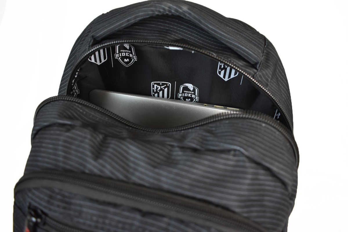 Mochila Negra Atletico de Madrid Movistar Riders ATLETICO DE MADRID MOVISTAR RIDERS